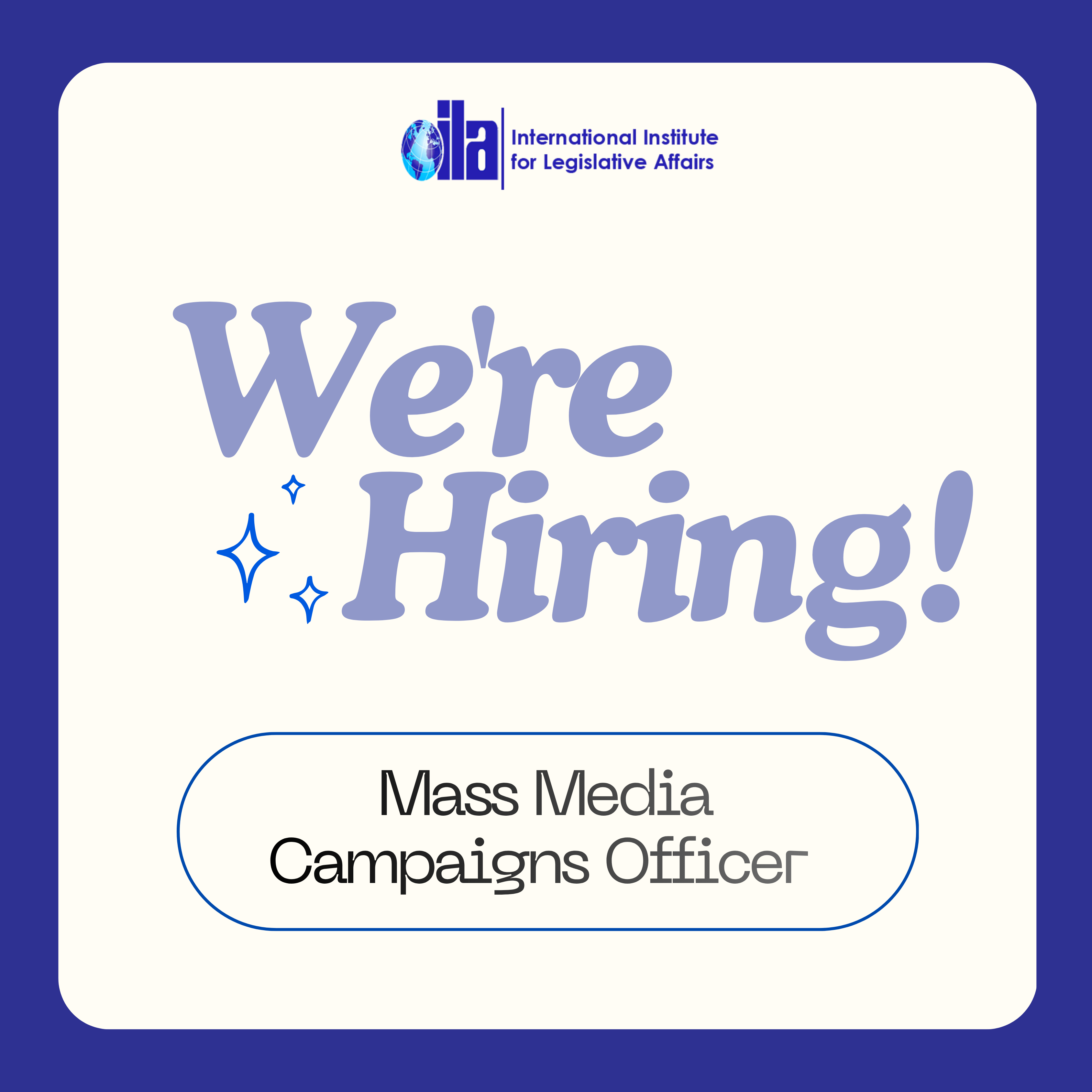 Consultancy:  Mass Media Campaigns Officer – Food Policy Advocacy